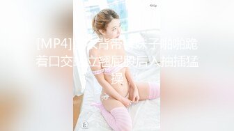 [MP4]蓝衣背带裤妹子啪啪跪着口交站立翘屁股后入抽插猛操