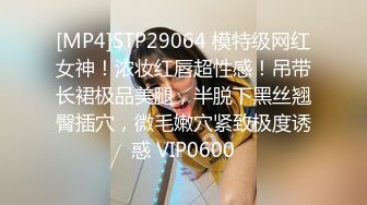 [MP4]STP29064 模特级网红女神！浓妆红唇超性感！吊带长裙极品美腿，半脱下黑丝翘臀插穴，微毛嫩穴紧致极度诱惑 VIP0600