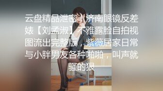 云盘精品泄密！济南眼镜反差婊【刘孟淑】不雅露脸自拍视图流出完整版，紫薇居家日常与小胖男友各种啪啪，叫声就骚的狠