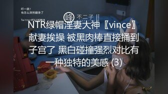 NTR绿帽淫妻大神〖vince〗献妻挨操 被黑肉棒直接捅到子宫了 黑白碰撞强烈对比有一种独特的美感 (3)