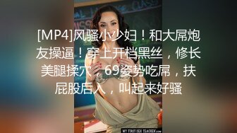 [MP4]风骚小少妇！和大屌炮友操逼！穿上开档黑丝，修长美腿揉穴，69姿势吃屌，扶屁股后入，叫起来好骚