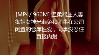 [MP4/ 960M] 温柔端庄人妻御姐女神米菲兔和同事在公司闲置的仓库性爱，同事没忍住直接内射！