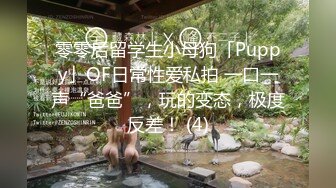 零零后留学生小母狗「Puppy」OF日常性爱私拍 一口一声“爸爸”，玩的变态，极度反差！ (4)