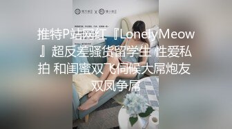 推特P站网红『LonelyMeow』超反差骚货留学生 性爱私拍 和闺蜜双飞伺候大屌炮友 双凤争屌